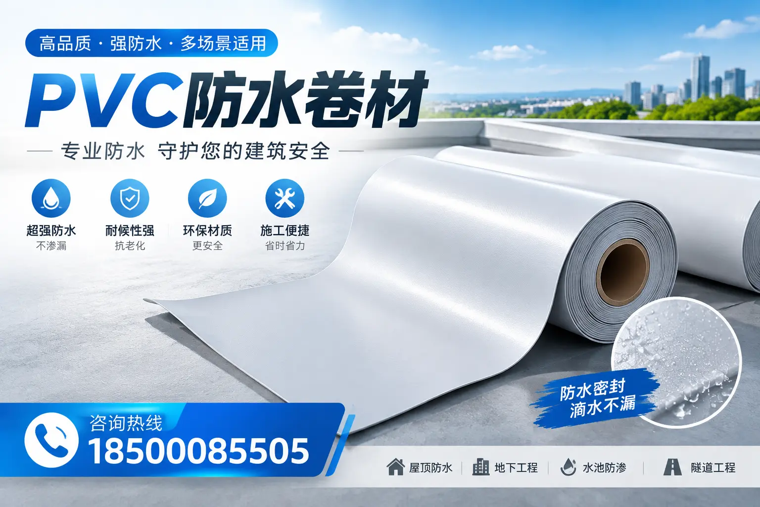 PVC防水卷材的市场竞争分析，河池品牌选择参考