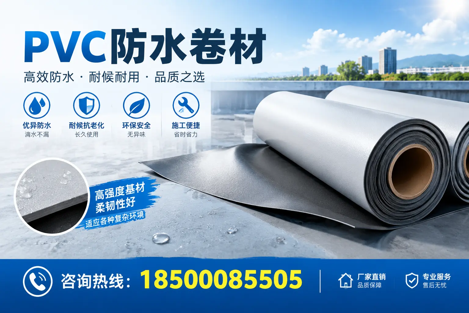 PVC防水卷材的环保特性与可持续发展探讨河池